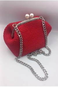 Χειροποίητο πλεκτό τσαντάκι