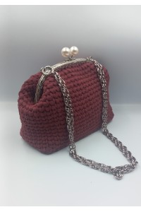 Χειροποίητο πλεκτό τσαντάκι