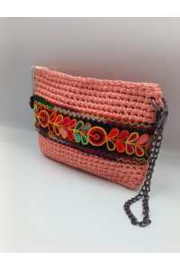 Χειροποίητο πλεκτό τσαντάκι-νεσεσέρ