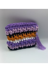 Πολύχρωμο πλεκτό πορτοφολάκι