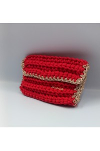 Χειροποίητο πλεκτό πορτοφολάκι