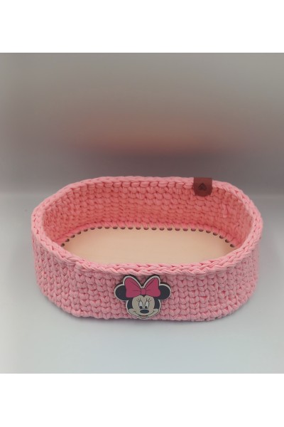 Χειροποίητο κοριτσίστικο καλαθάκι.