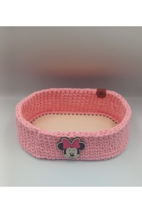 Χειροποίητο κοριτσίστικο καλαθάκι.