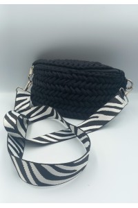 Χειροποίητο πλεκτό τσαντάκι μέσης