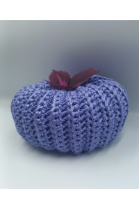 Χειροποίητη πλεκτή κολοκύθα-γούρι