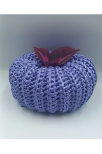 Χειροποίητη πλεκτή κολοκύθα-γούρι