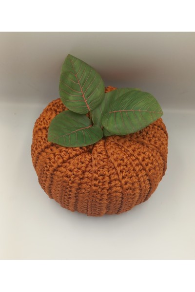 Χειροποίητη πλεκτή Κολοκύθα-Γούρι