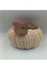 Χειροποίητη πλεκτή κολοκύθα-Γούρι