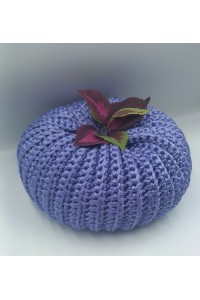 Χειροποίητη πλεκτή κολοκύθα-γούρι