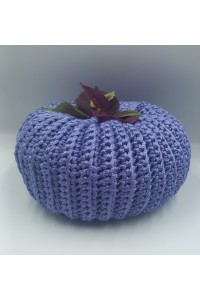 Χειροποίητη πλεκτή κολοκύθα-γούρι