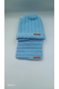 Σετ κασκόλ και σκουφάκι για αγόρι.