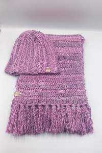 Crochet Σετ "Dusty Rose": Η Τελειότητα του Χειροποίητου ​.