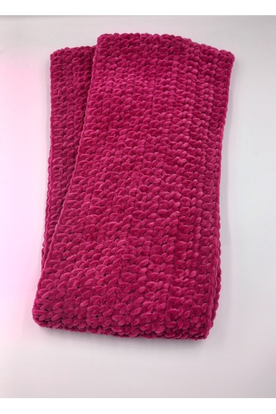 Χειροποίητο πλεκτό κασκόλ-λαιμός.