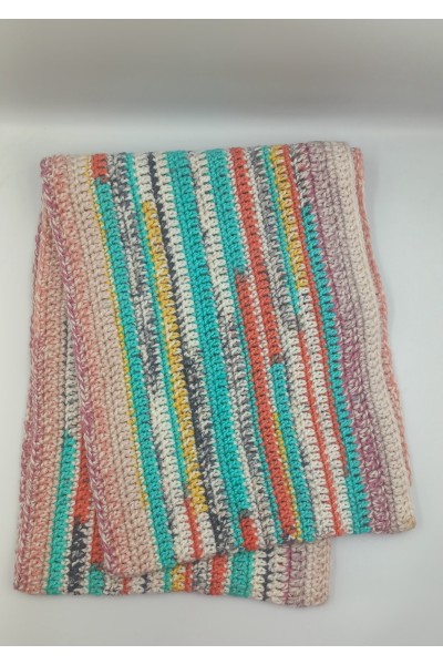 Χειροποίητος πλεκτός λαιμός .