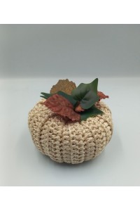 Χειροποίητη κολοκύθα-γούρι.