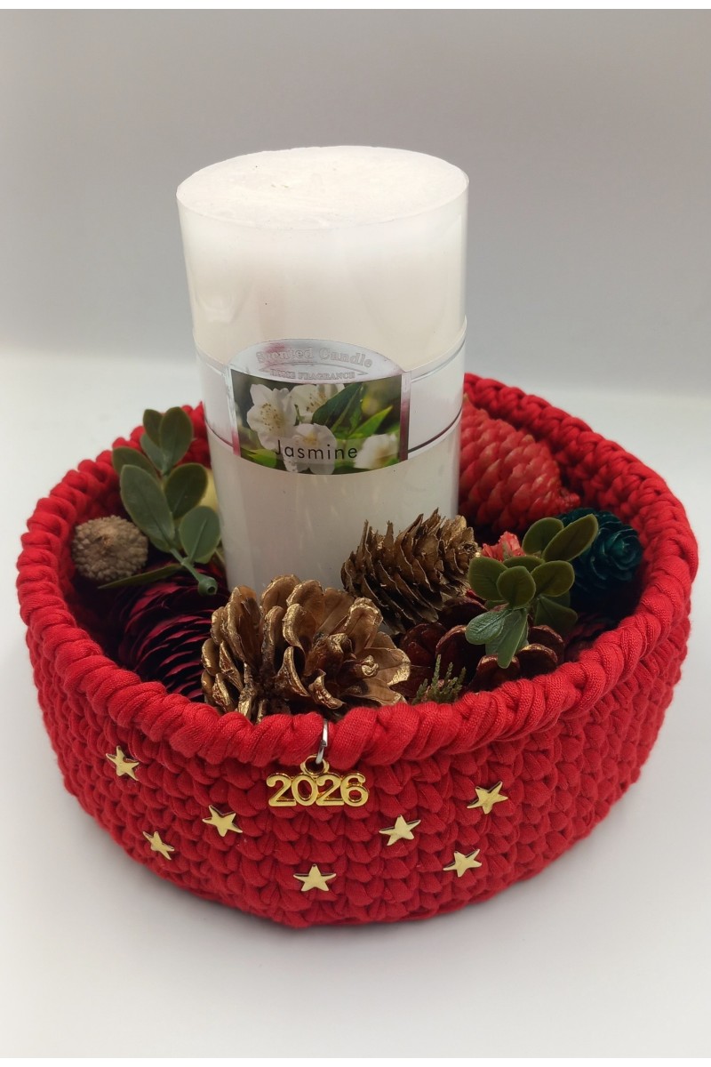 Χριστουγεννιάτικη σύνθεση.