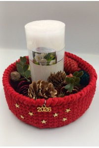 Χριστουγεννιάτικη σύνθεση.