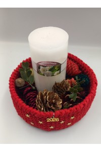 Χριστουγεννιάτικη σύνθεση.