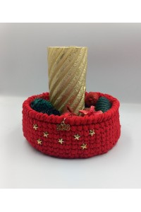 Το Απόλυτο Γούρι! Χειροποίητο Κηροπήγιο - Καλάθι για το 2026 ​.