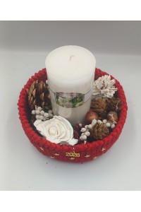 Χειροποίητο Καλάθι με Άρωμα Γιασεμί & Γούρι 2026!