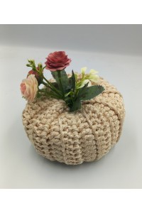 Πλεκτή Κολοκύθα-Διακοσμητικό και γούρι.