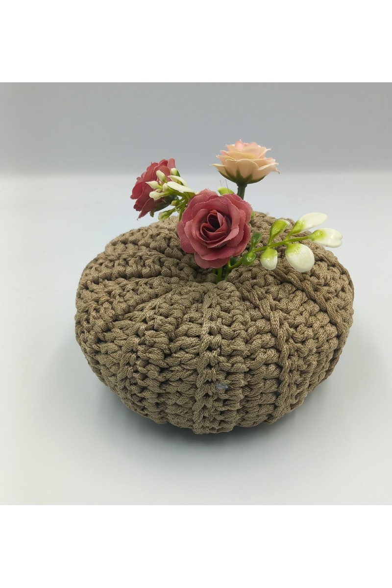 Χειροποίητη Πλεκτή Κολοκύθα: Γούρι Τύχης & Διακόσμησης!