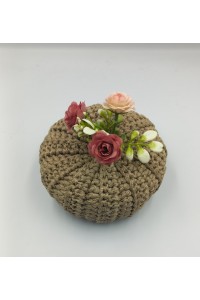 Χειροποίητη Πλεκτή Κολοκύθα: Γούρι Τύχης & Διακόσμησης!