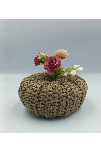 Χειροποίητη Πλεκτή Κολοκύθα: Γούρι Τύχης & Διακόσμησης!