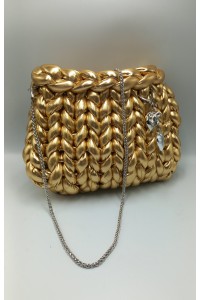 Metallic gold dream.
